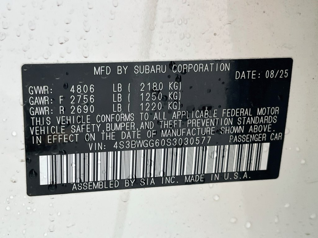 Used 2025 Subaru Legacy Sport AWD/4WD image 33
