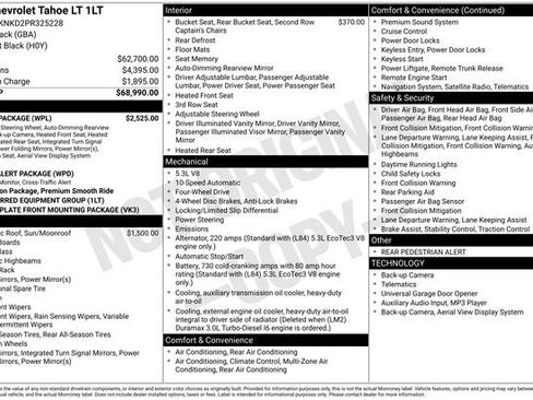 Certified 2023 Chevrolet Tahoe LT w/ Luxury Package AWD/4WD image 6