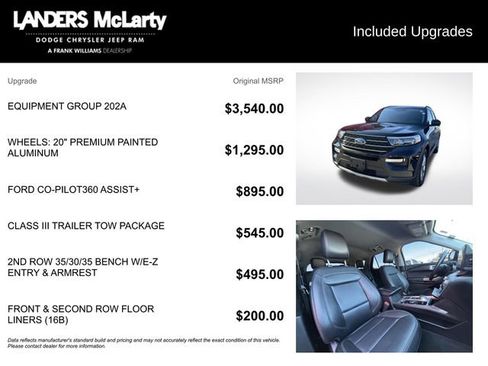 Used 2021 Ford Explorer XLT w/ Equipment Group 202A image 15