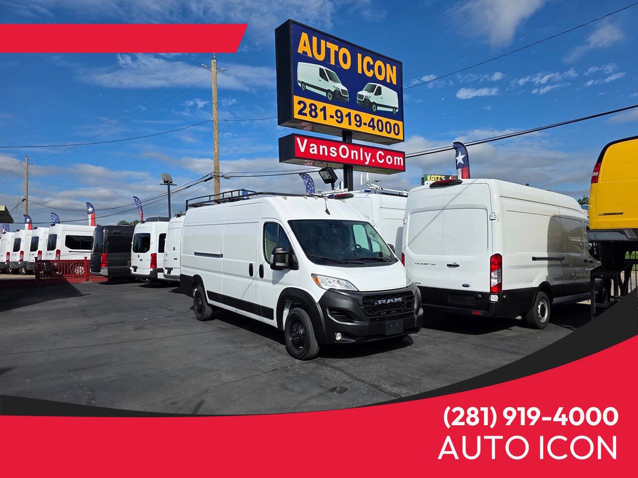 Used 2023 RAM ProMaster 3500 w/ Convenience Group FWD image 1