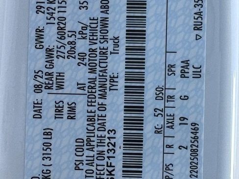 New 2025 Ford F150 STX w/ Equipment Group 200A image 13