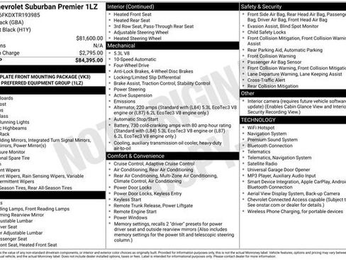 Used 2026 Chevrolet Suburban Premier AWD/4WD image 20