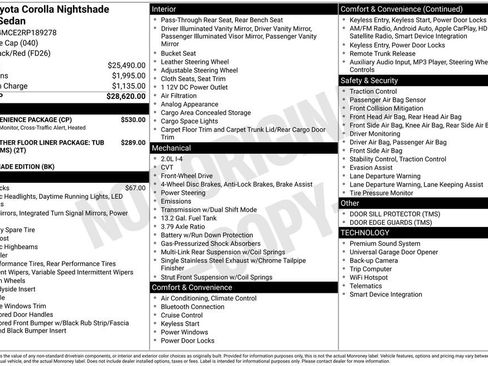 Used 2024 Toyota Corolla Sedan w/ SE Convenience Package image 6