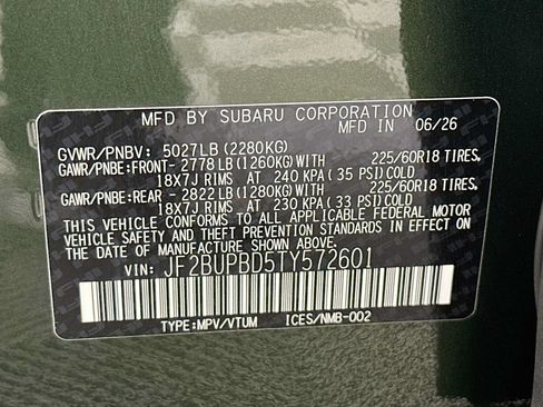 New 2026 Subaru Outback Premium AWD/4WD image 31