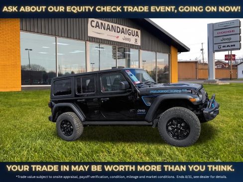 Used 2023 Jeep Wrangler Unlimited Rubicon 4xe AWD/4WD image 2