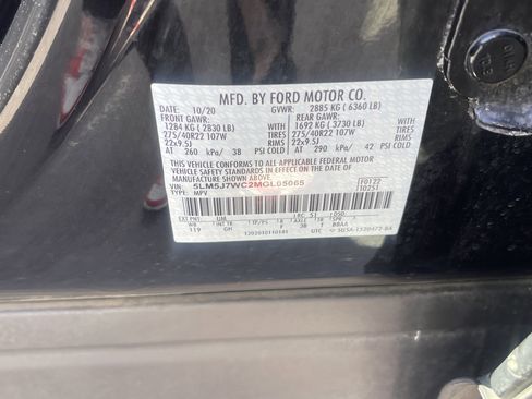 Used 2021 Lincoln Aviator Reserve w/ Equipment Group 201A image 49