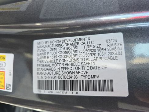 New 2026 Honda Pilot Elite image 37