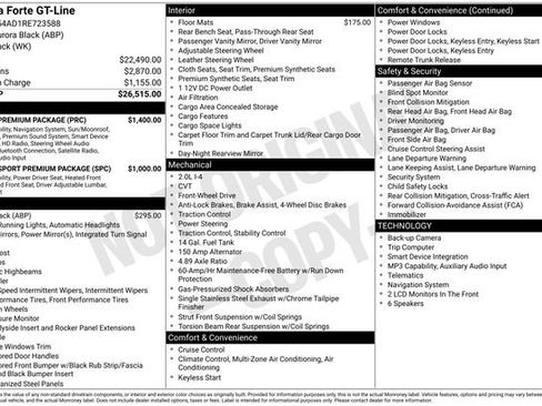 Used 2024 Kia Forte GT-Line w/ GT-Line Premium Package FWD image 15