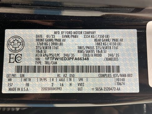 Used 2023 Ford F150 XLT w/ Equipment Group 302A High AWD/4WD image 27