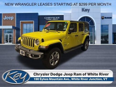 Used 2022 Jeep Wrangler Unlimited Sahara w/ Cold Weather Group AWD/4WD image 1