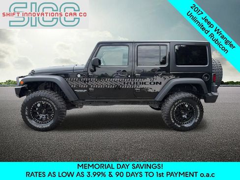 Used 2017 Jeep Wrangler Unlimited Rubicon w/ Connectivity Group AWD/4WD image 3
