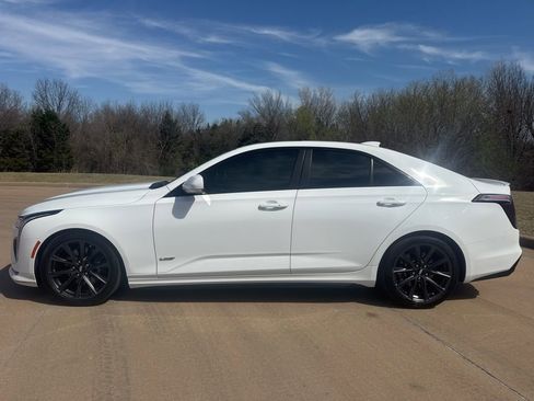 Certified 2024 Cadillac CT4 V w/ Technology Package RWD image 2