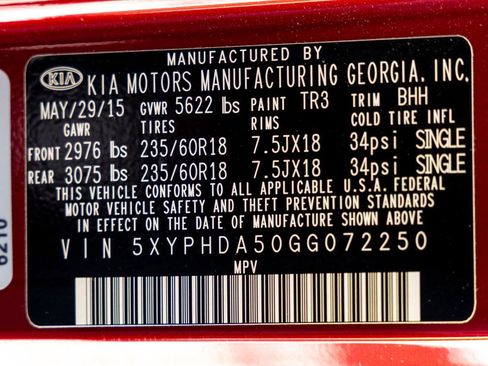 Used 2016 Kia Sorento EX image 33