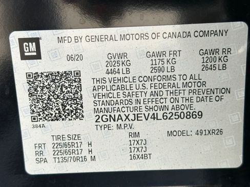 Used 2020 Chevrolet Equinox LT FWD image 29