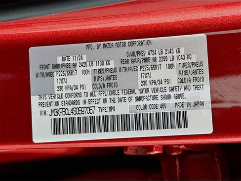 Certified 2025 MAZDA CX-5 AWD 2.5 S image 33