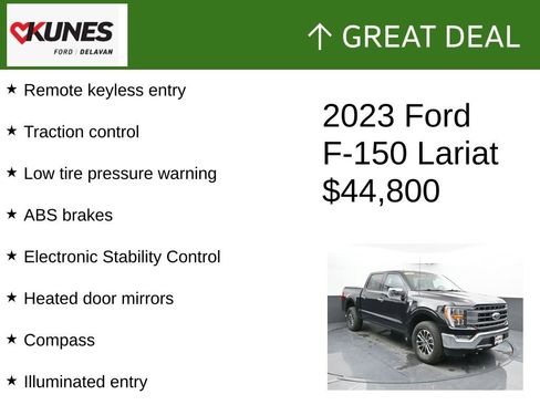 Used 2023 Ford F150 Lariat AWD/4WD image 2