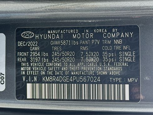 Used 2023 Hyundai Palisade SEL AWD/4WD image 35