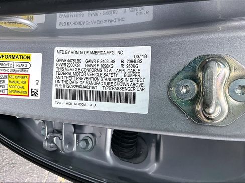 Used 2018 Honda Accord EX-L image 34