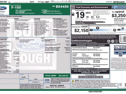 Used 2021 Ford F150 XLT w/ Equipment Group 302A High AWD/4WD image 2