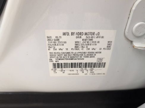 Used 2021 Ford Explorer XLT w/ Equipment Group 202A RWD image 41