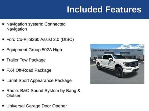 Certified 2022 Ford F150 Lariat w/ Equipment Group 502A High AWD/4WD image 5