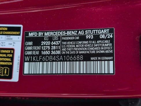 Certified 2025 Mercedes-Benz E 53 AMG e 4MATIC Sedan image 25