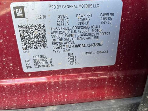 Used 2021 Chevrolet Traverse RS FWD image 9