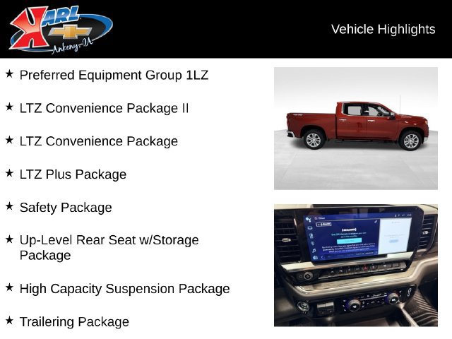 Certified 2025 Chevrolet Silverado 1500 LTZ w/ LTZ Convenience Package II AWD/4WD image 2