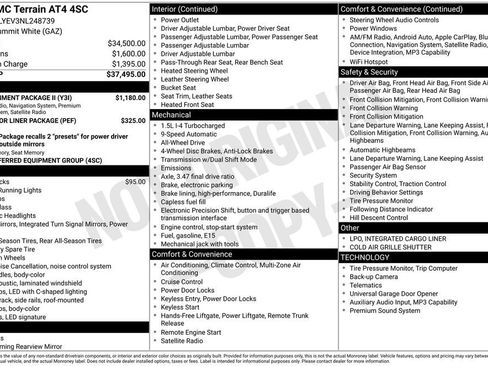 Used 2022 GMC Terrain AT4 w/ Infotainment Package II image 2