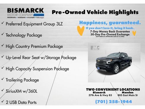 Used 2024 Chevrolet Silverado 1500 High Country w/ High Country Premium Package AWD/4WD image 5