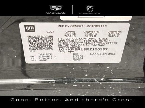 Certified 2024 Cadillac Lyriq Luxury w/ Nappa Leather Package AWD/4WD image 33