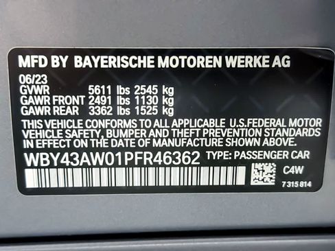 Used 2023 BMW i4 eDrive35 w/ Parking Assistance Package RWD image 28