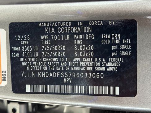 Used 2024 Kia EV9 Land AWD/4WD image 47