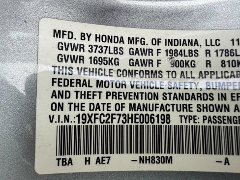 Used 2017 Honda Civic EX image 33