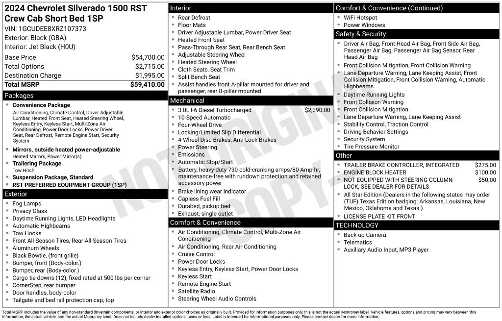 Used 2024 Chevrolet Silverado 1500 RST AWD/4WD image 41