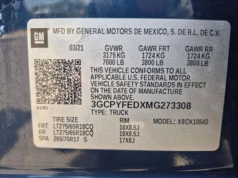 Used 2021 Chevrolet Silverado 1500 LT Trail Boss w/ Safety Package AWD/4WD image 28