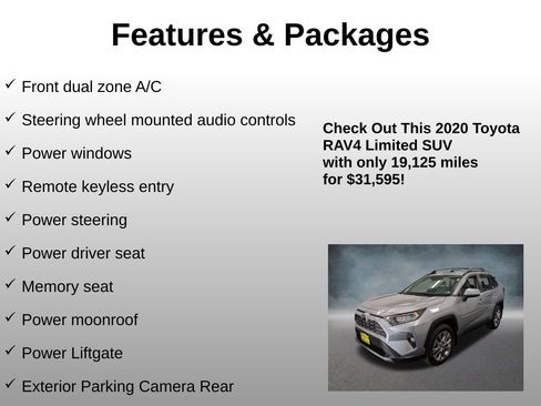 Used 2020 Toyota RAV4 Limited AWD/4WD image 8