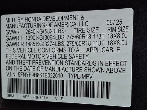 Used 2026 Honda Passport TrailSport Elite image 32