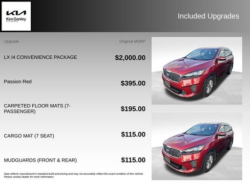 Used 2020 Kia Sorento LX w/ LX I4 Convenience Package AWD/4WD image 5