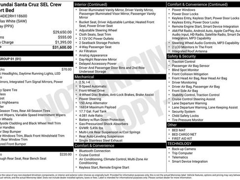 Used 2024 Hyundai Santa Cruz SEL FWD image 7