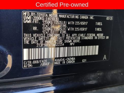 Certified 2025 Toyota RAV4 XLE AWD/4WD image 28