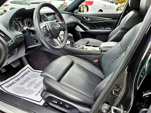 Certified 2023 INFINITI Q50 Red Sport 400 w/ Black Opal Edition image 7
