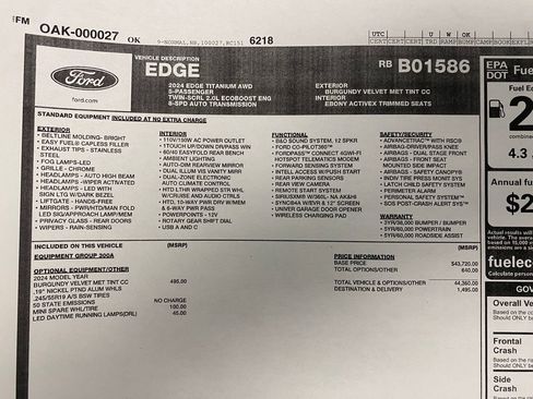 Used 2024 Ford Edge Titanium image 32