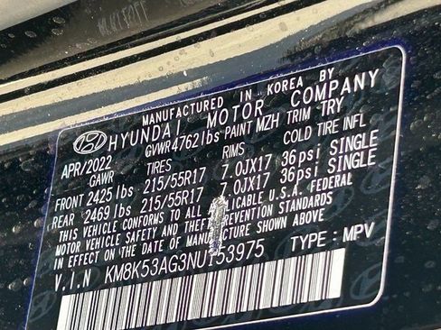 Used 2022 Hyundai Kona Limited w/ Cargo Package image 37