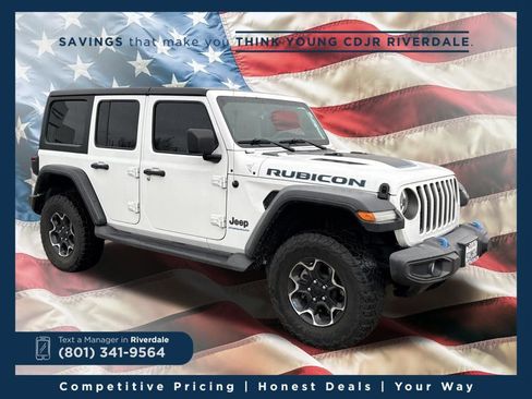 Used 2023 Jeep Wrangler Unlimited Rubicon 4xe image 1