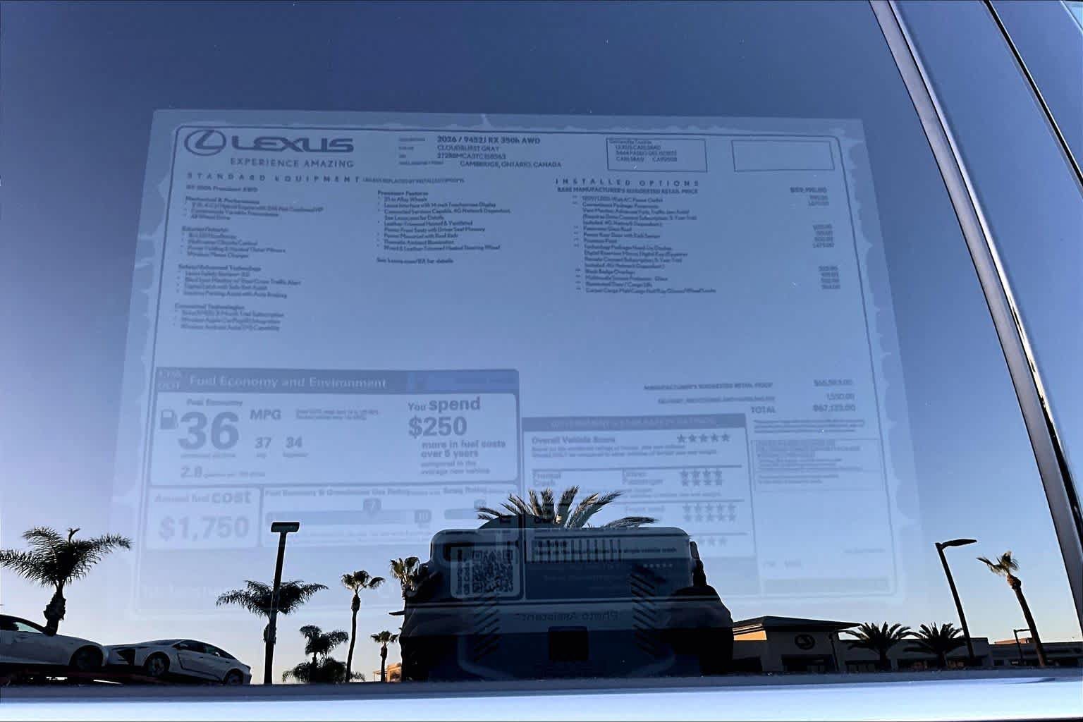New 2026 Lexus RX 350 AWD/4WD image 22