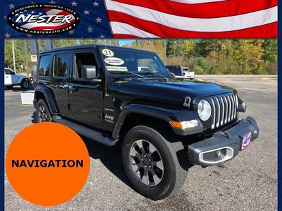 Used 2021 Jeep Wrangler Unlimited Sahara w/ Uconnect 4C Nav & Sound Group