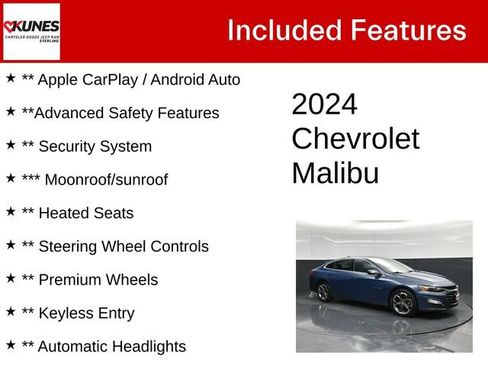 Used 2024 Chevrolet Malibu LT FWD image 4
