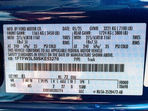 Used 2025 Ford F150 XLT w/ Equipment Group 301A Standard image 14