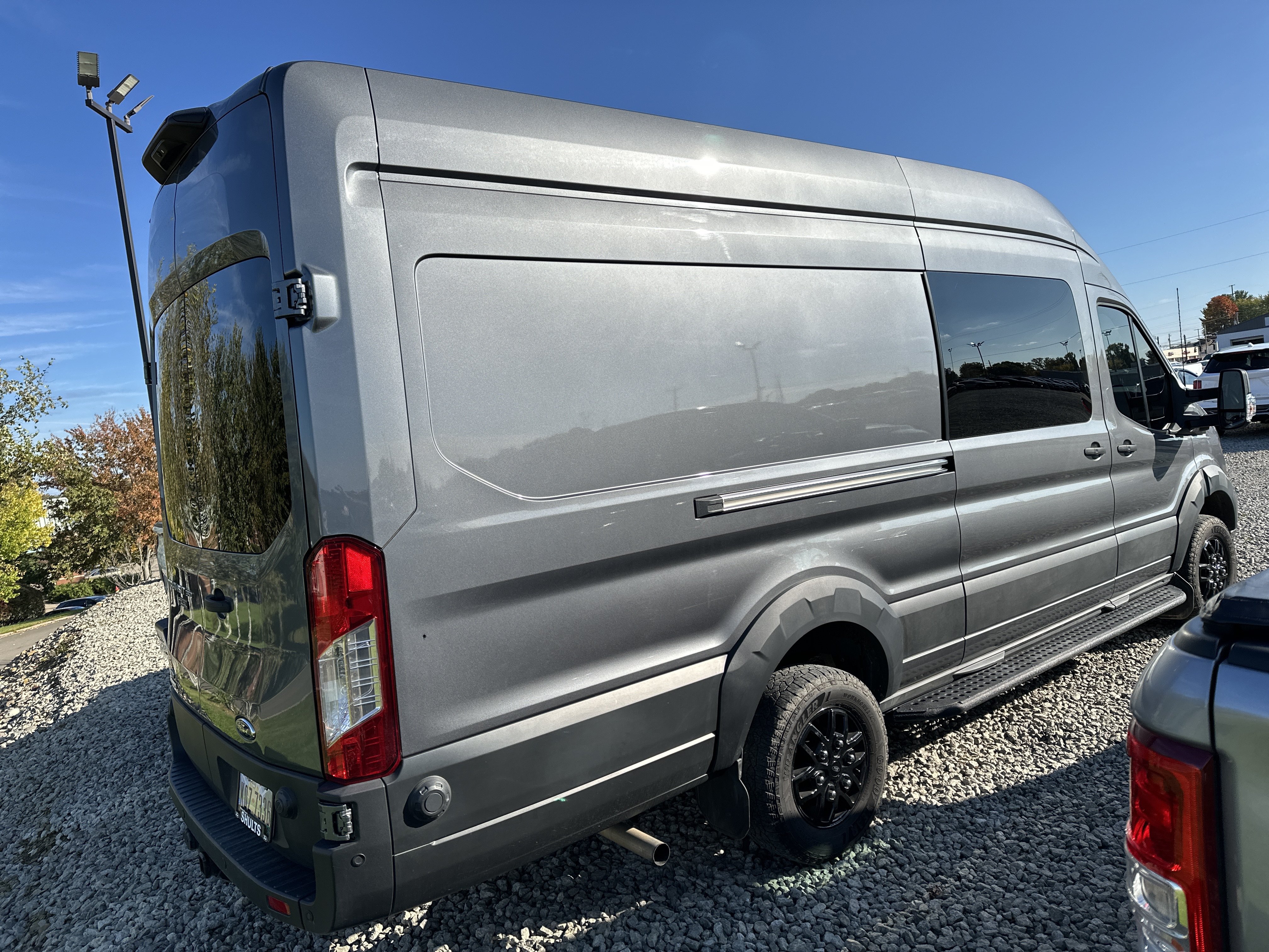 Used 2023 Ford Transit 350 148 High Roof Extended AWD w/ Transit Trail Package image 2